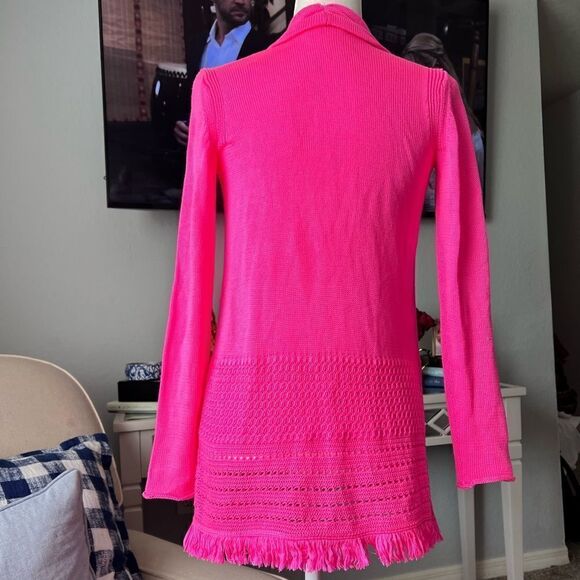 Lilly Pulitzer Noble Fringe cardigan - Picture 3 of 8